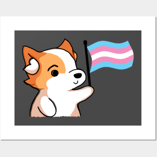 Transgender Pride - Corgi Version Posters and Art